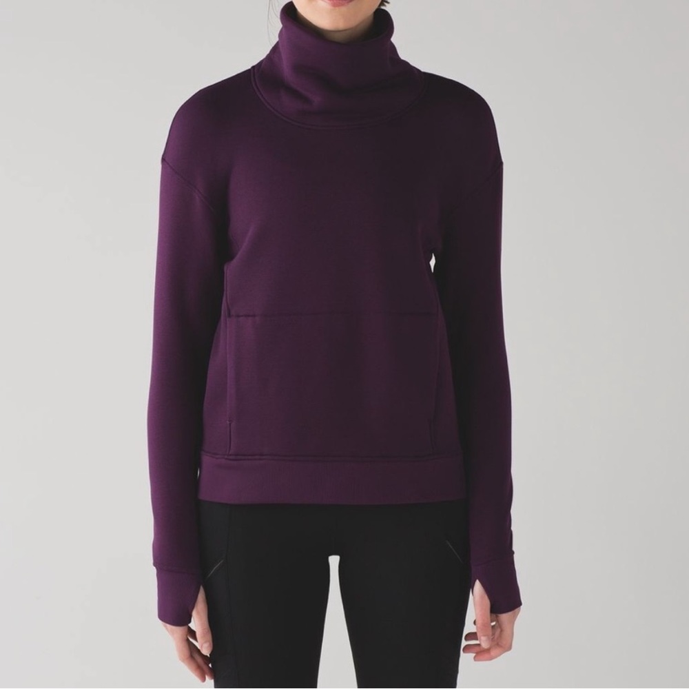 lululemon athletica Deep Plum Turtleneck Pullover